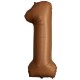 1207-6044 Ф ЦИФРА 1 40 SLIM Choco Brown