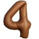 1207-6047 Ф ЦИФРА 4 40 SLIM Choco Brown