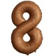 1207-6051 Ф ЦИФРА 8 40 SLIM Choco Brown