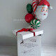 BOX043 Коробка с шарами «Новогодний подарок»